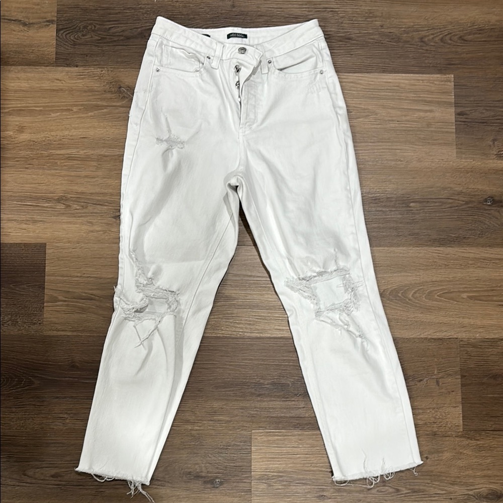 Wild Fable White Cropped Ankle Jeans